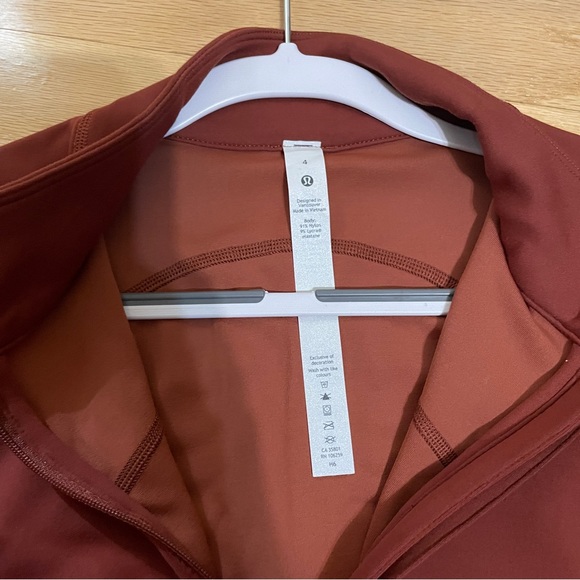 Lululemon Rulu cropped half zip - Picture 3 of 6